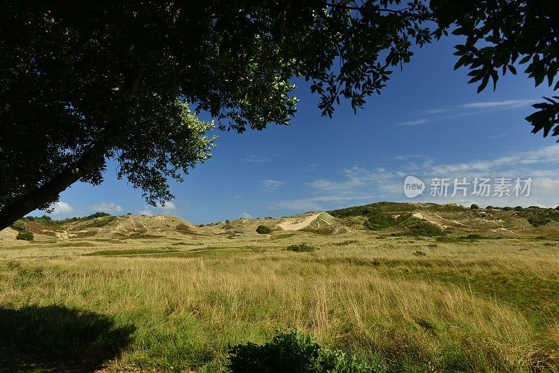 Les Mielle dunes，泽西，英国